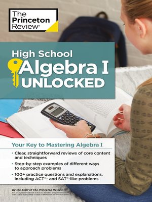 cover image of High School Algebra I Unlocked